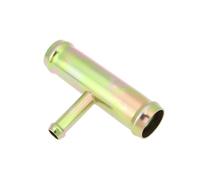 MechPort Heater Hose Tee Connector 19x19x10mm Compatible Cooling System Compatible with Vehicle Cooling System 19mm x 19mm x 10mm Barbed Metal T Connector For 3 4 and 3 8 Hoses