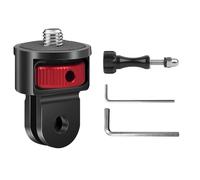 Mechrig 1/4" Aluminum Camera Mount Conversion Kit for Insta360 X4 X3/DJI Osmo Pocket 3/Go Pro 13/12/11/10,Lightweight Accessories Adapter for Tripod,Selfie Stick,Stabilizer & Action Gear