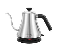 Mecity Stainless Steel Gooseneck Electric Kettle, Quick Heating, Automatic Shut-off, 1000W, Stainless Steel