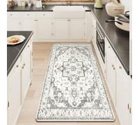 Mecko Bath Mat Ultra Thin Grey/White, 24"x48"