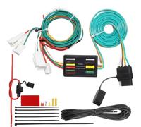 MECMO 4 Pin Trailer Wiring Harness 56434 for 2019-2022 Toyota RAV4 & RAV4 Prime, Plug-in Simple Custom-Fit T-Connector 4-Pole Flat Trailer Connector with Powered Converter