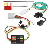 MECMO 4-Pin Trailer Wiring Harness for 2008-2019 Toyota Highlander, 2018-2022 Lexus RX 350, 56217 Trailer Hitch Wire, Factory Tow Package Required