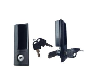 MECOLOR Locker Replacement Lock, Black Handle Lock, Thailand yber Lock CL-2 Key Lock for MECOLOR Metal Cabinets with 4/6/9 Door (Each Package with 2 Pieces) (Black Handle Lock)