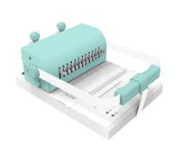 MECOLOUR Cinch Book Binding Machine,Hole Pitch 2:1,Binding Kit with 10PCS 5/8'' Binding Wires & Plier,12 Holes A6, 23 Holes A4,Punch up to 20 Sheets,for DIY Notebooks, Calendars, Journals, and Albums