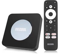 MECOOL KM2 Plus 4K Android 11.0 Google Netflix Certified Android TV Player, Google Assistant voice remote, Chromecast, Prime Video, Youtube, Bluetooth, 4K HDR, Dual Band WiFi, KM2+