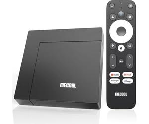 MECOOL KM9PRO MAX Android 12 Google TV Netflix Certified Android TV Player, Google Assistant voice remote, Chromecast, Prime Video, Youtube, Bluetooth, 4K HDR GTV, Dual Band WiFi, Dolby Audio, KM9 Pro
