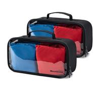 Mecozone Cornhole Bags Carrying Case 2 PCS, Holds 8 Bean Bags, Black