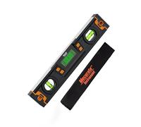 Mecurate 10-Inch Digital Level, Professional Smart Precision Torpedo Level Tool, Bright LCD Display, Audible Alerts, Magnetic Bottom, Dust Water Resistant, with Carrying Case