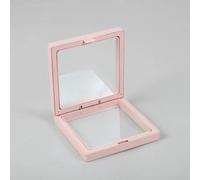 Med 3D Floating Frame Display 9x9cm - Pink