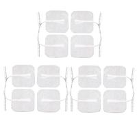 Med-Fit 1 TENS Electrode Pads - 12 Long-Lasting Self-Adhesive Pads (3 Packs of 4) for TENS Machines