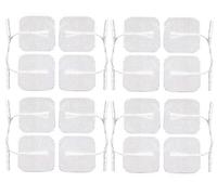 Med-Fit 1 TENS Pads: 16 Pads in 4 Packs, High-Quality and Long-Lasting Self-Adhesive Pads (Size: 5cm x 5cm / 2"x 2") Featuring Patented Hydrogel for Ensured Longevity