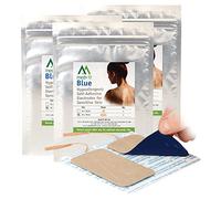 Med-Fit Blue Sensitive Skin TENS Pads 5cm x 10cm 100% completley Natural Hydro-Gel - Bumper Pack 12 Pads 3 Packs