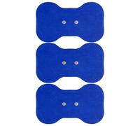 Med-Fit Butterfly Wireless TENS Self-Adhesive Pads - Versatile, Durable, and Hassle-Free Pain Relief (Blue, Butterfly 3 Pack)