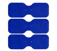 Med-Fit Large Lumbar Wireless TENS Self-Adhesive Pads - Versatile, Durable, and Hassle-Free Pain Relief Ideal for the Lower Back (Blue, Large Lumbar 3 Pack)