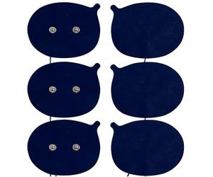 Med-Fit Speciality Wireless TENS Self-Adhesive Electrode - Versatile, Durable, and Hassle-Free Pain Relief for Multiple Body Areas (Black, Speciality Dual Electrode 3 Pack)