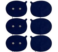 Med-Fit Speciality Wireless TENS Self-Adhesive Pads - Versatile, Durable, and Hassle-Free Pain Relief for Multiple Body Areas (Black, Speciality Dual Pads 3 Pack)