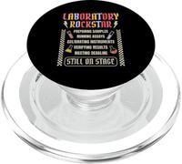 Med Lab Tech Rockstar Laboratory Scientist MLPW Medical PopSockets PopGrip for MagSafe