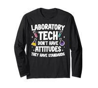 Med Lab Tech Squad Laboratory Scientist MLPW Medical Long Sleeve T-Shirt