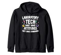 Med Lab Tech Squad Laboratory Scientist MLPW Medical Zip Hoodie