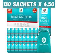 NeilMed Sinus Rinse All Natural Sinus Relief 120 Premixed Sachets Easy to Pour
