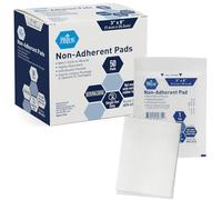 MED PRIDE Sterile Non-Adherent Pads| 50-Pack, | Non-Adhesive Wound Dressing| Highly Absorbent & Non-Stick, Painless Removal-Switch| Individually Wrapped for Extra Protection 3'' x 8''