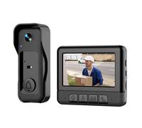 MED PRIDE Video Doorbell Night Vision High Definition Two-way audio, HD video,IP68 Rainproof, 4.3inch Monitor Large Capacity Battery,Video Doorbell with Monitor Wireless