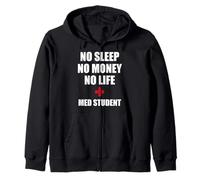 Med School Trust Me Im Almost A Doctor Zip Hoodie