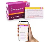 Med-Surg Flash Cards - No Fluff - Only Essential Info for Nursing School - 2025-2026 NCLEX ATI HESI Review LPN RN Flash Cards (409 Cards)