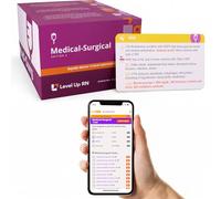 Med-Surg Flash Cards - No Fluff - Only Essential Info for Nursing School - 2025-2026 NCLEX ATI HESI Review LPN RN Flash Cards (409 Cards)