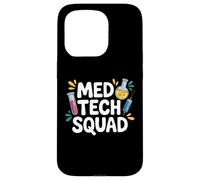 Med Tech Squad Funny Laboratory Science Case for iPhone 15 Pro