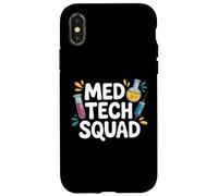 Med Tech Squad Funny Laboratory Science Case for iPhone X/XS
