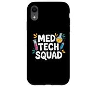 Med Tech Squad Funny Laboratory Science Case for iPhone XR