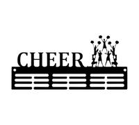 Medaal Display Stand Hook - Personalized medaal Wall Hook, Wall Metal Rack | Trophy Shelf Display Holder, Cheerleading Theme Sports Awards Wall Rack, Metal Running Race Trophy for Sport