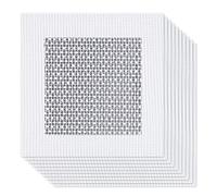 medaheky 10 Pcs Drywall Hole Repair Patch Drywall Repair Kit Aluminum Wall Repair Patch Self Adhesive for Repairing Holes Cracks Ceilings Drywall, White