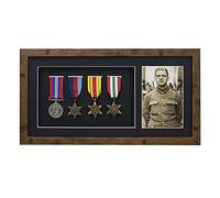 Medal 3D Deep Medal Box Frame With 6×4 inch Photo For War, Military and Sports Medals