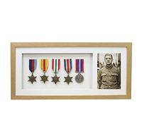 Medal 3D Deep Medal Box Frame With 6×4 inch Photo For War, Military and Sports Medals