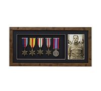 Medal 3D Deep Medal Box Frame With 6×4 inch Photo For War, Military and Sports Medals