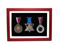 Medal Display Shadow Box - Medal Display case - Perfect Medal Display for Runners, Marathon, RECE Winner,Soccer, Football, Gymnastics & All Sports