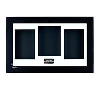 Medal Frame Shadow Box Display for Medals, Photos, Certificates with Personalised Engraved Silver Plaque by BabyRice
