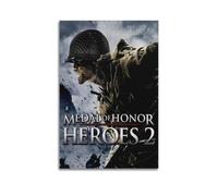 Medal of Honor Heroes 2 Video Game Poster Poster Decorative Painting Canvas Wall Posters And Art Picture Print Modern Family Bedroom Decor Posters 20x30inch(50x75cm)