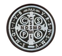Medal of Saint Benedict - Reverse - Sew-on - Embroidered Patch/Badge/Emblem