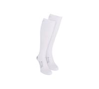Medalin Men's 2 Pairs Graduated Compression Below the Knee Stockings with Grips in White | Size: Large Medalin White L
