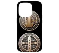 Medalla de San Benito Case for iPhone 14 Pro