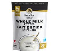 Medallion Brand Whole Milk Powder 500 g - Dry Milk from Canada, Free from Antibiotics, No RbST or rBGH