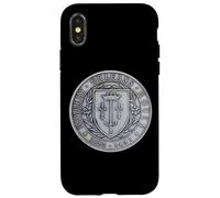Medallion Featuring Family Crest of Saint Joan of Arc Case for iPhone X/XS