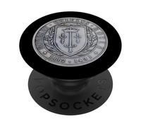 Medallion Featuring Family Crest of Saint Joan of Arc PopSockets Adhesive PopGrip