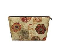 Medallion Multi Leather Travel Wash Bag, Stylish and Durable, Easy to Carry