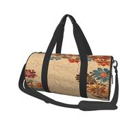 (Medallion Multi) Print Round Large Travel Bag - Multi-Compartment Organizer Lightweight for Trips & Sports