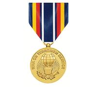 MEDALS OF AMERICA EST. 1976 Global War On Terrorism Service Medal GWOT Anodize Full Size
