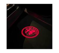 MEDAPI 2Pcs Car Door Projector Lights for Alfa Romeo Giulia Stelvio, Puddle Lights Step Courtesy Welcome Lights Ghost Shadow Lamp Accessory